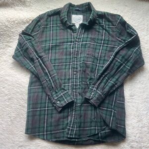 St. John's Bay Forest Plaid Casual Shirt